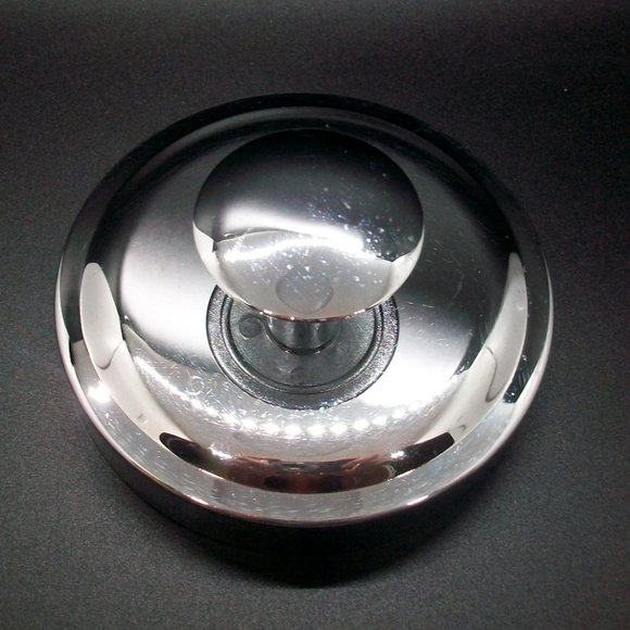 Tilted Glass Penny Candy Cookie Jar Metal Lid - Picture 6 of 9